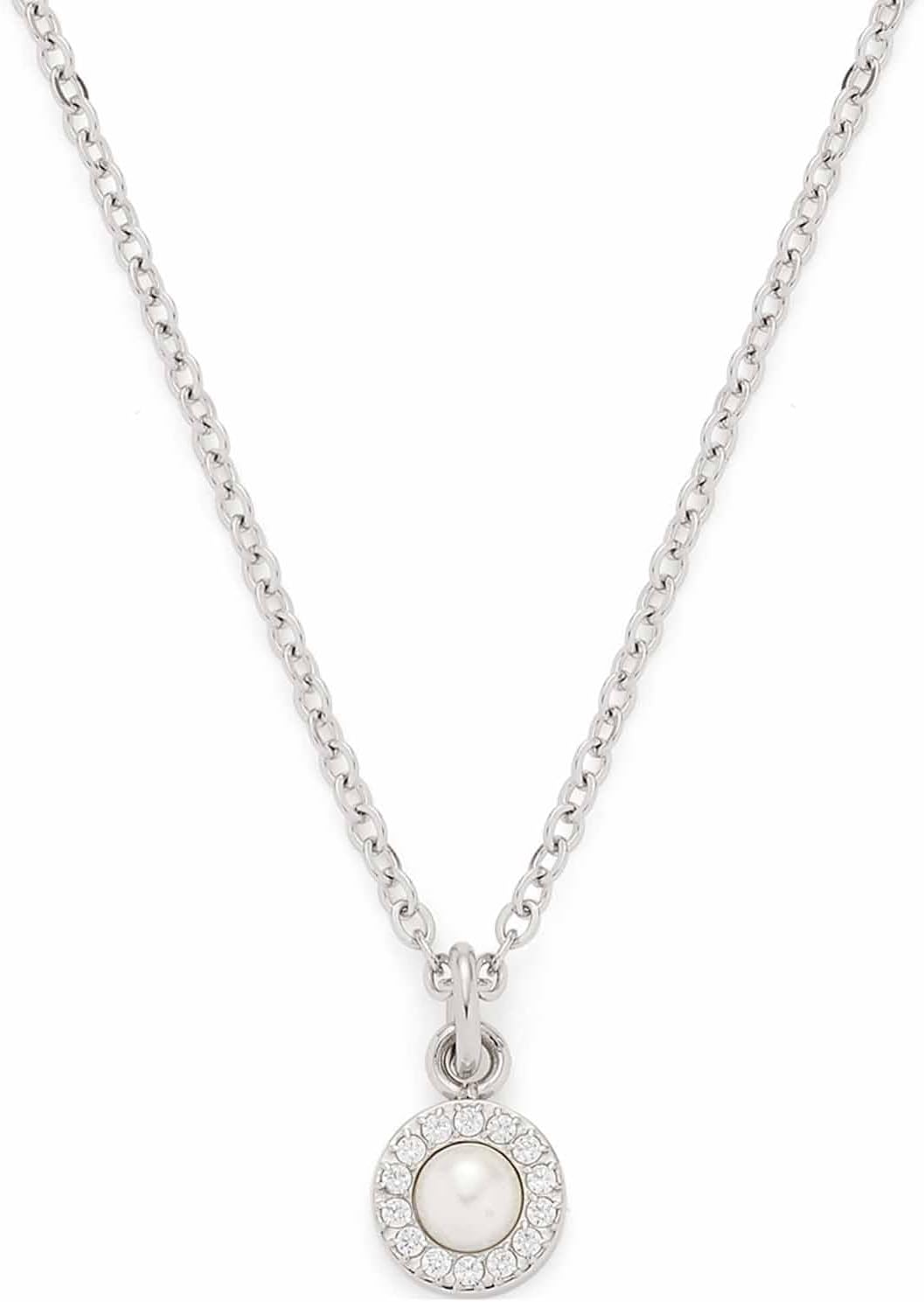 Leonardo Damen-Kette Edelstahl Zirkonia 32025291 weiss 42, wei&#xDF; 42