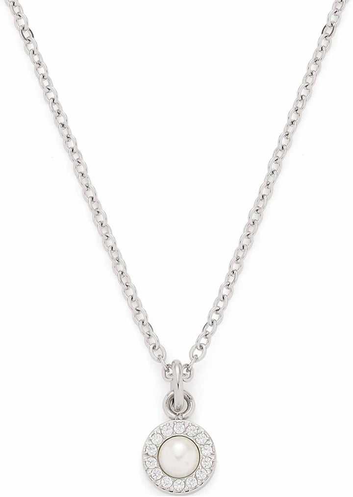 Leonardo Damen-Kette Edelstahl Zirkonia 32025291 weiss 42, wei&#xDF; 42
