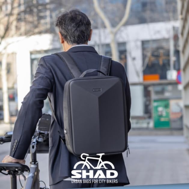 SHAD Bikes - gepäckträgertasche Rucksack Executive Backpack 12L - Fahrradtasche Rucksack Gepäckträge