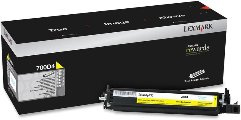 LEXMARK 700D4 Entwickler gelb Standardkapazität 40.000 Seiten 1er-Pack