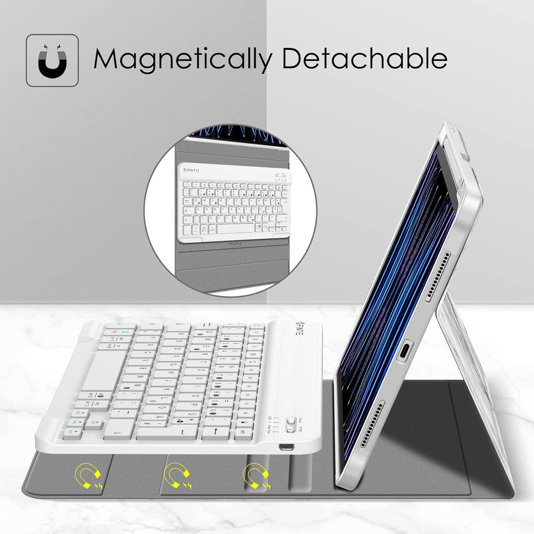 FINTIE Tastatur Hülle für iPad Pro 11 2022 (4. Generation)/ iPad Pro 11 2021(3. Generation)/ 2020/20
