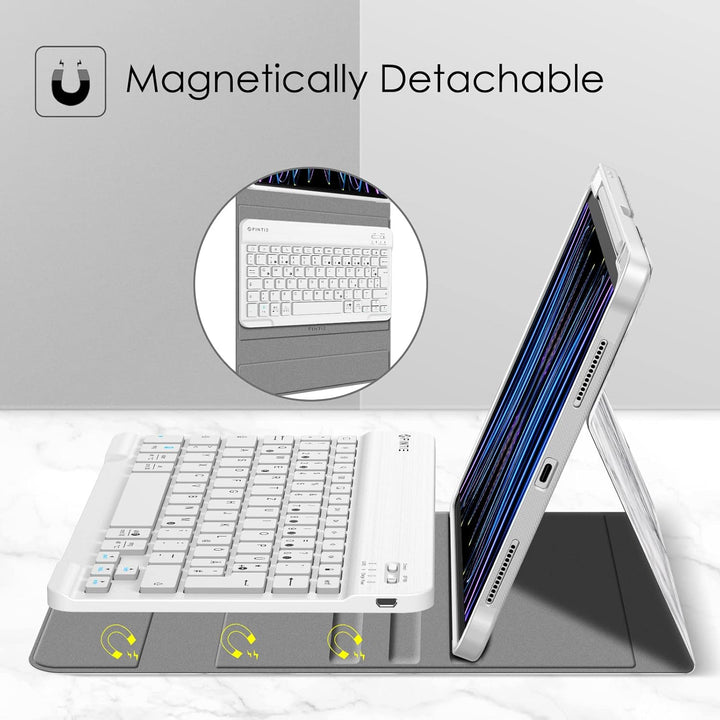 FINTIE Tastatur Hülle für iPad Pro 11 2022 (4. Generation)/ iPad Pro 11 2021(3. Generation)/ 2020/20