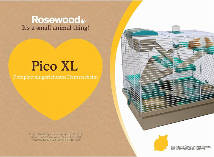 Rosewood 19178 Hamster Käfig Pico XL Translucent Teal