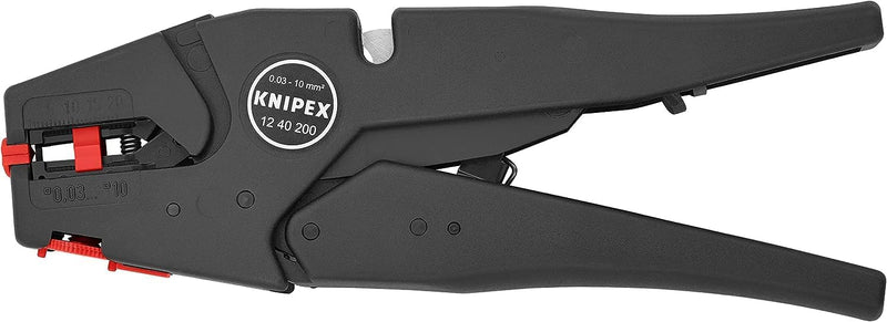 Knipex Selbsteinstellende Abisolierzange 200 mm 12 40 200 EAN Single, Single