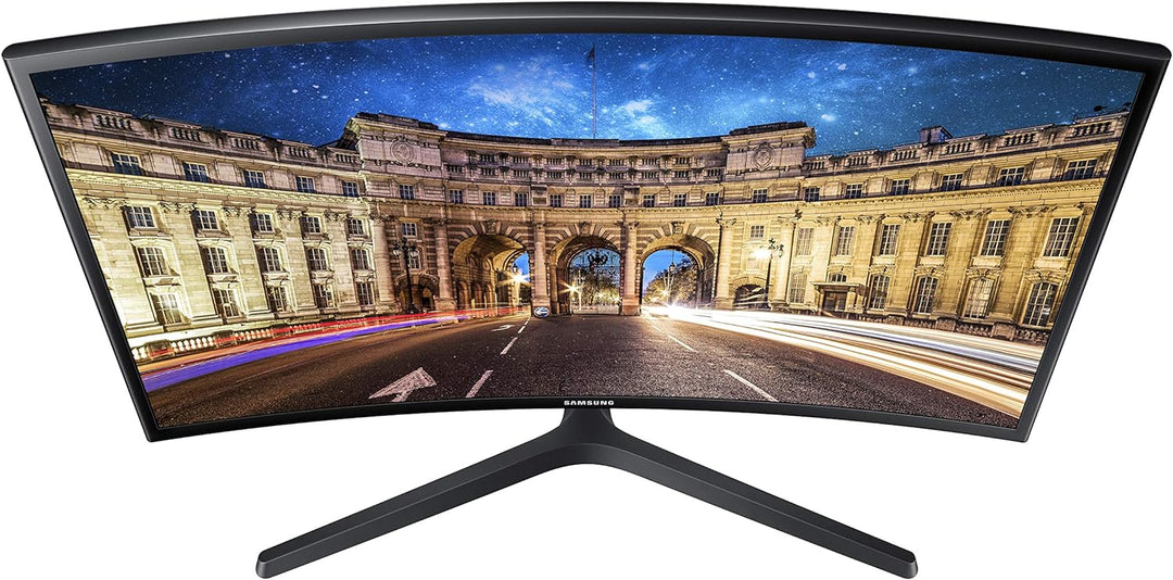 Gebogener PC -Bildschirm - Samsung S24C366eau - 24 FHD - VA -Platte - 4 ms - 75 Hz - HDMI / VGA - AM