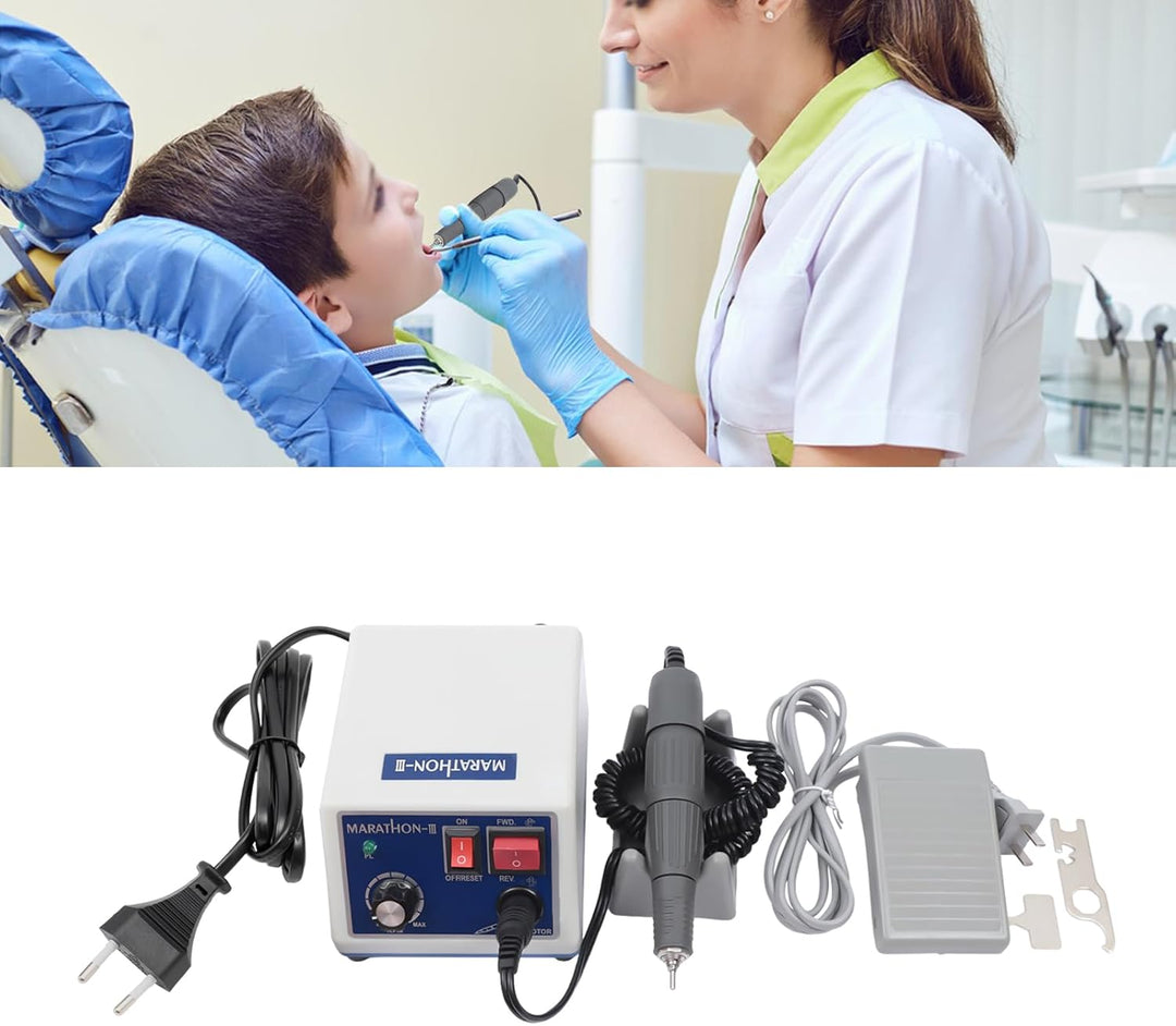 Labor Mikromotor, Akku Multifunktionswerkzeug, 0-35000rpm/min Elektro Mikromotor zum Schleifen, Grav