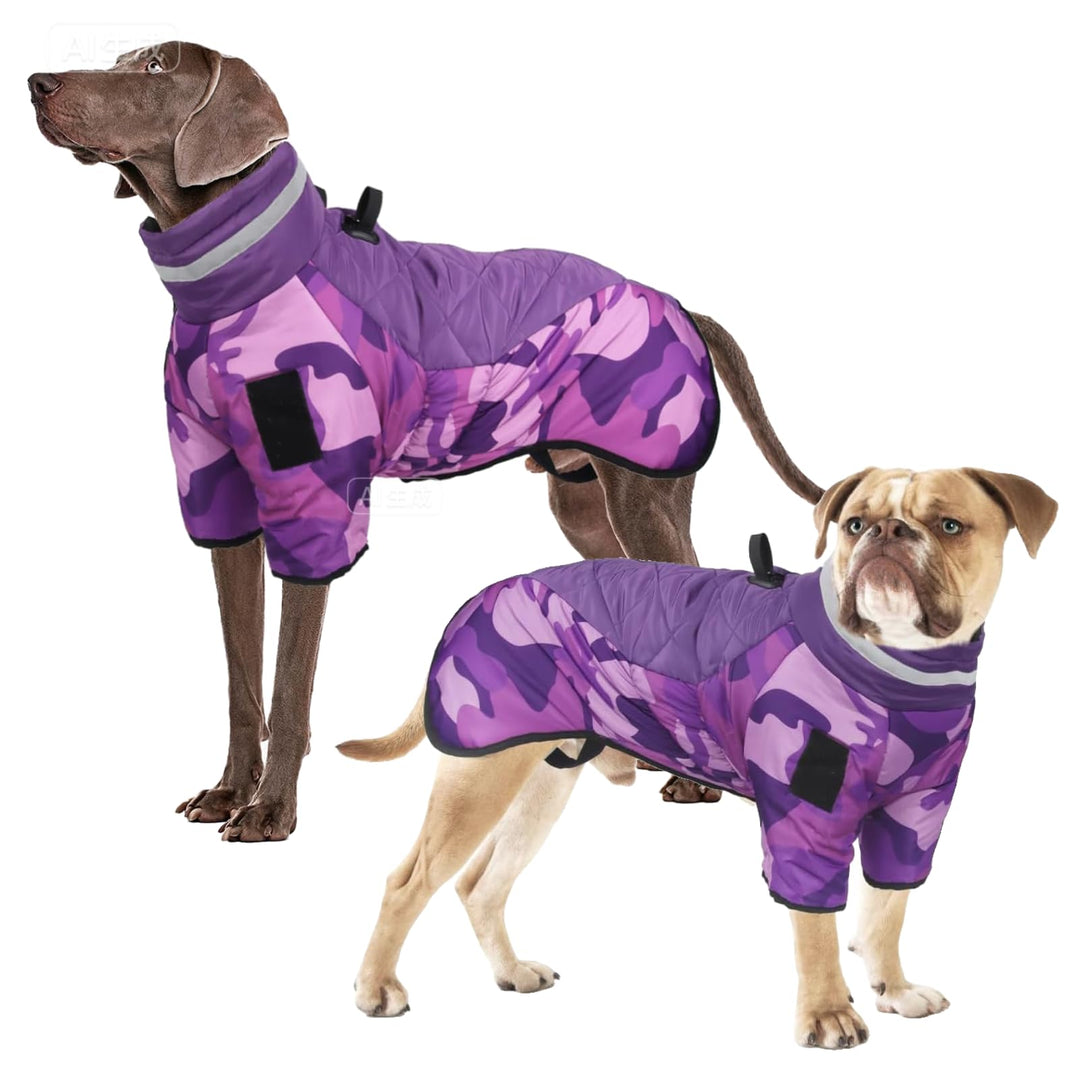 OCSOSO Hundemantel Winter, Hundejacke Hundepullover für Kleine Mittlere Grosse Hunde - Wasserdicht W