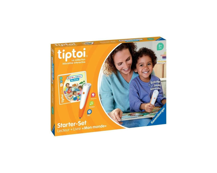 Ravensburger Tiptoi® – Starter-Set – Leser + Buch Suche und Finde 'Mon Monde' – elektronisches Lerns