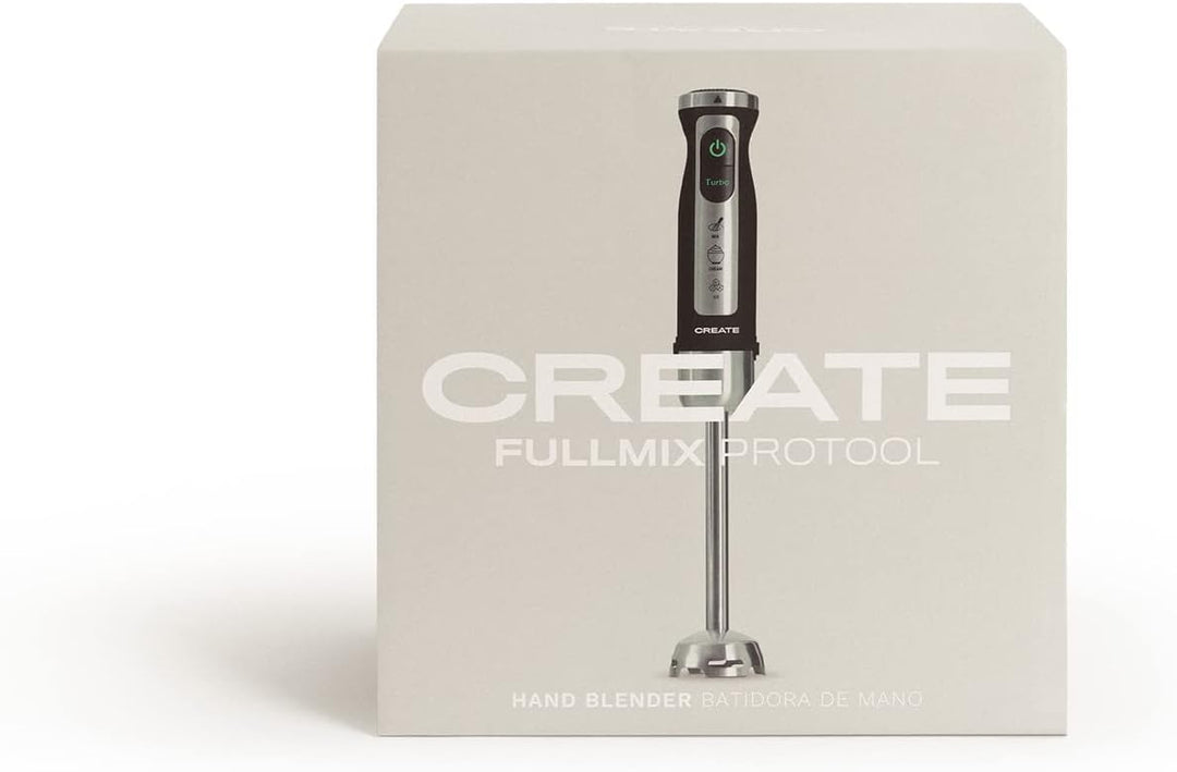 CREATE/FULLMIX PROTOOL/Stabmixer mit Zubehörteile / 7 Geschwindigkeiten + Turbo, Titan-beschichtete
