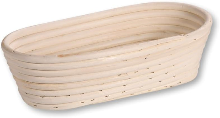 KESPER | Gärkörbchen, Material: Rattan, Textilfutter (abnehmbar), Masse: 28 x 15 x 8 cm, Farbe: Natu