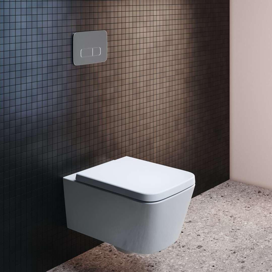 Ideal Standard T392701 Blend Cube WC-Sitz, Wrapover Weiss, Weiss