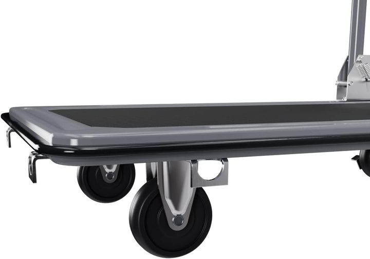 TroniTechnik® Transportwagen Paketwagen Plattformwagen klappbar mit Lenkrollen 150 kg Tragkraft mit