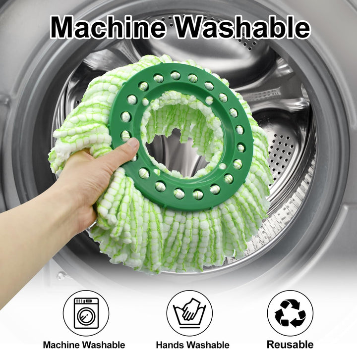 Tornado Spin Moppkopf, kompatibel mit Libman, Spin Mopp-System, maschinenwaschbar und wiederverwendb