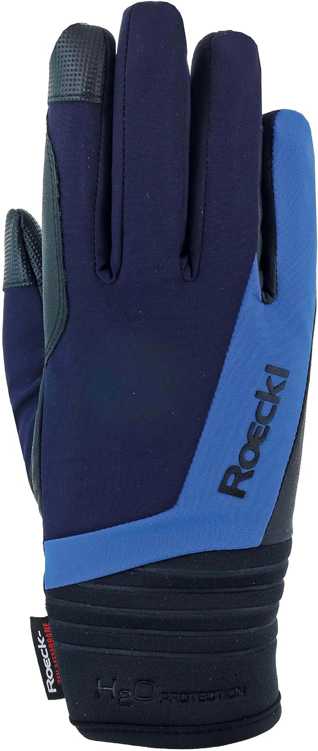 Roeckl Sports Reithandschuh WINSFORD, Freizeit Winter Handschuh, 2 Farben, Grösse 6-11 9.5 Abendblau