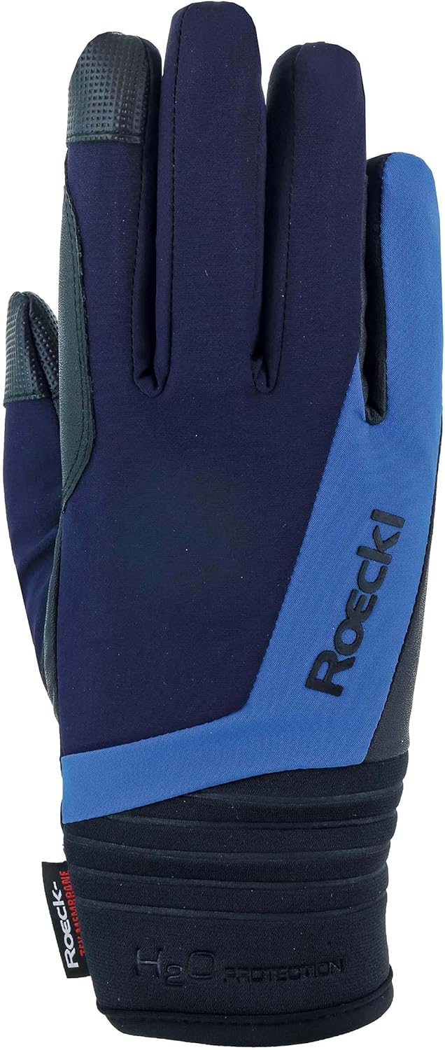 Roeckl Sports Reithandschuh WINSFORD, Freizeit Winter Handschuh, 2 Farben, Grösse 6-11 8 Abendblau,