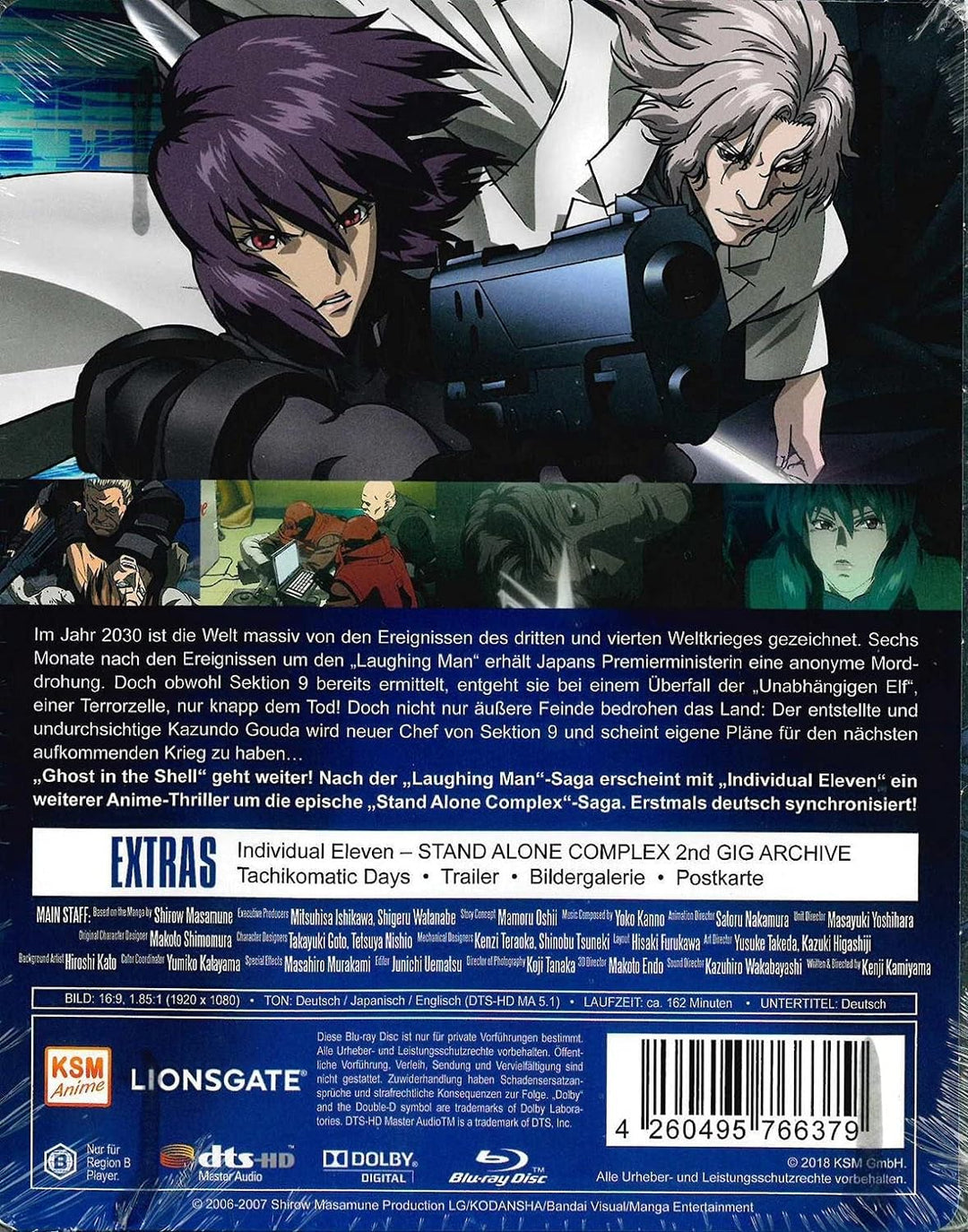 Ghost in the Shell - Stand Alone Complex - Individual Eleven - Limited FuturePak [Blu-ray], Blu-ray