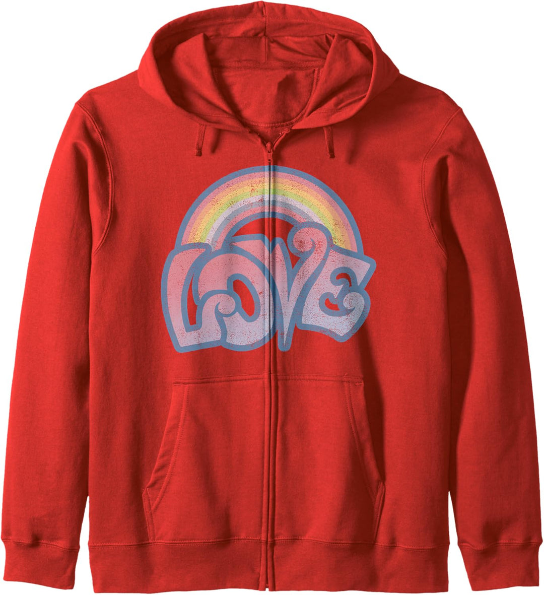Trendy Love Rainbow Painted Kapuzenjacke