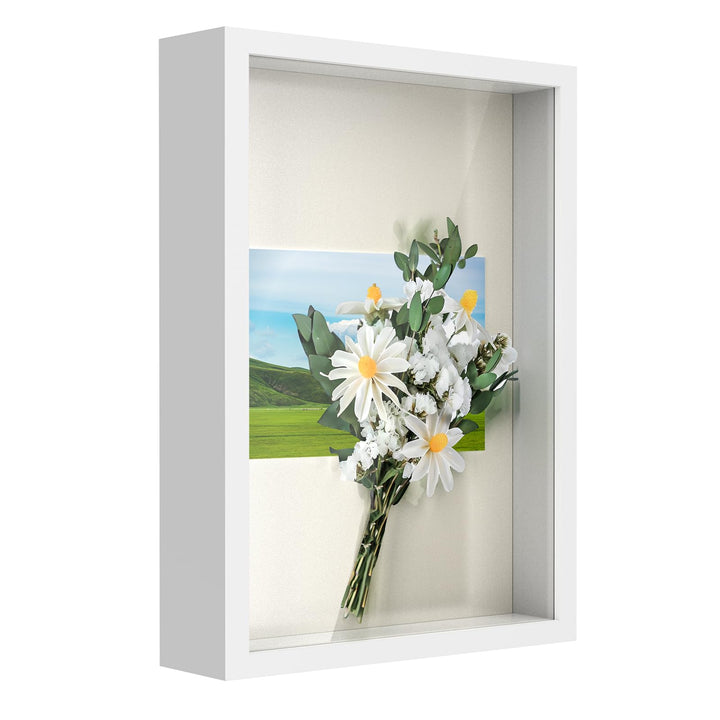 3D Bilderrahmen zum Befüllen, A4 3D Bilderrahmen Tiefer Objektrahmen 20 x 30 cm mit Transparente Ech