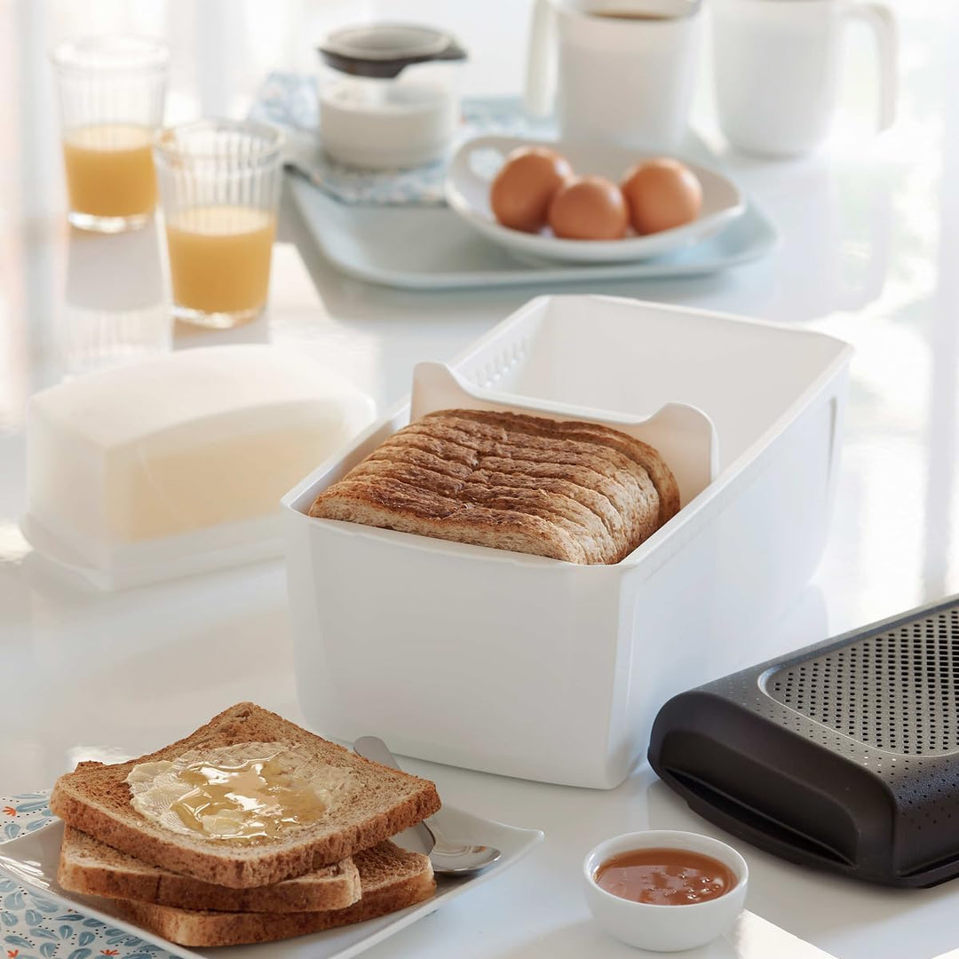 Tupperware BreadSmart Junior – Innovativer Brotkasten hält Backwaren länger frisch – Küchenaufbewahr