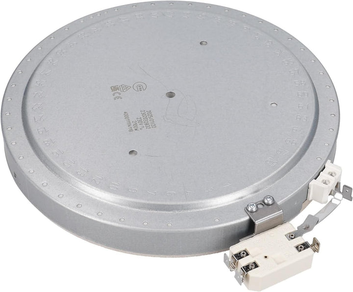 Strahlheizkörper Einkreis Glaskeramikkochfeld 2100W Ø205mm Whirlpool Bauknecht 481231018892 Heizkörp