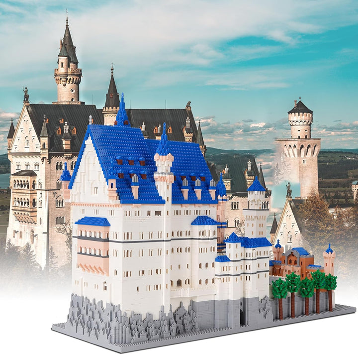 LULUFUN Baustein-Set, Mini Bausatz, berühmte Architektur Mini Block Set, Spielzeug Geschenke für Erw
