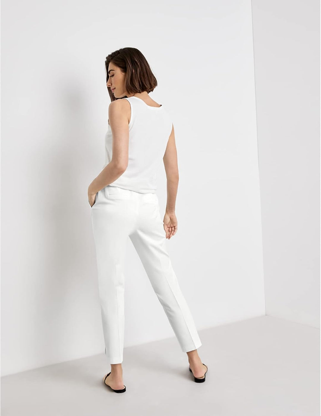 Gerry Weber Damen Freizeithose 36 Off-white, 36 Off-white