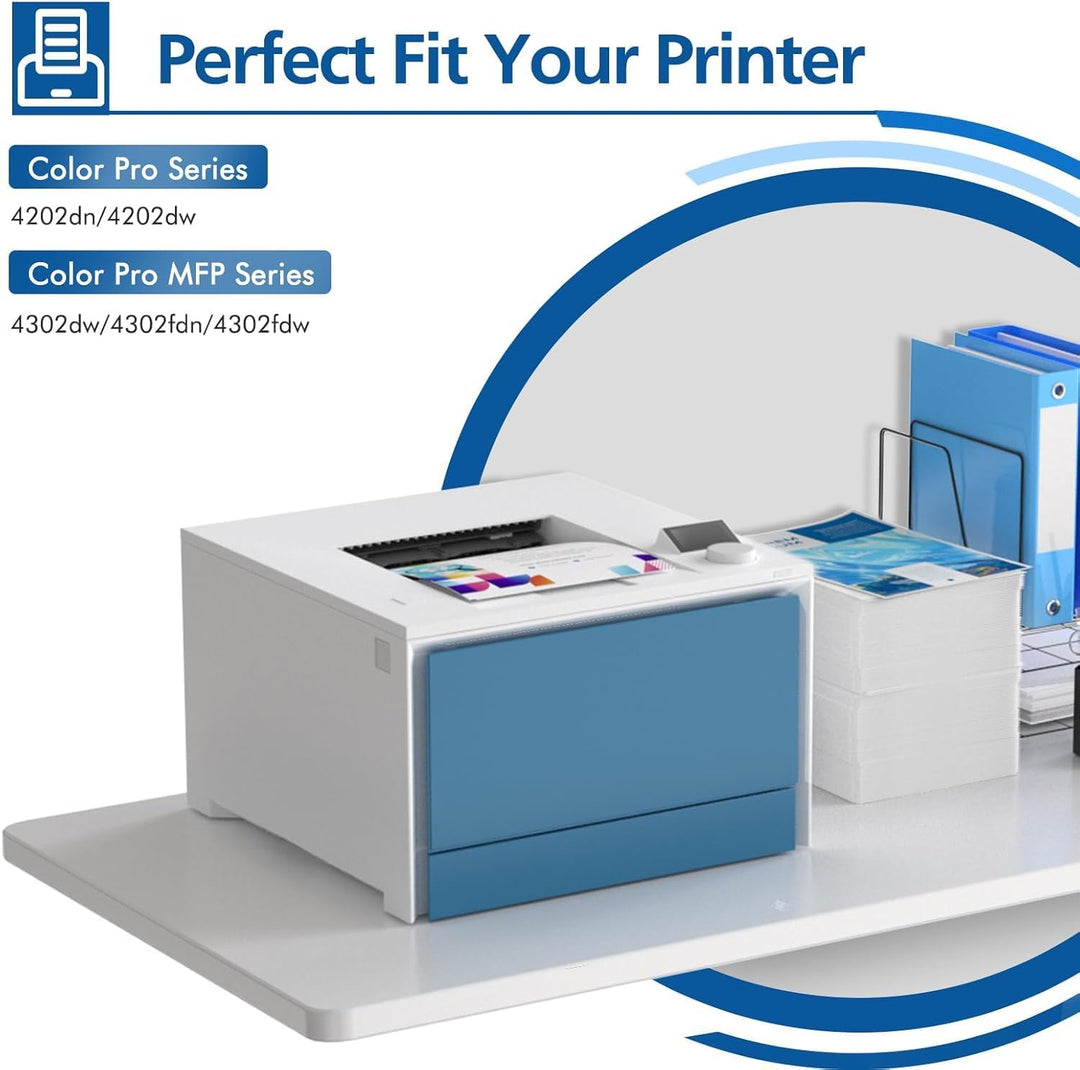 220A 220X Toner Mit Chip: für HP 220A Toner Set Kompatibel für Color Laserjet Pro MFP 4302dw 4302fdw