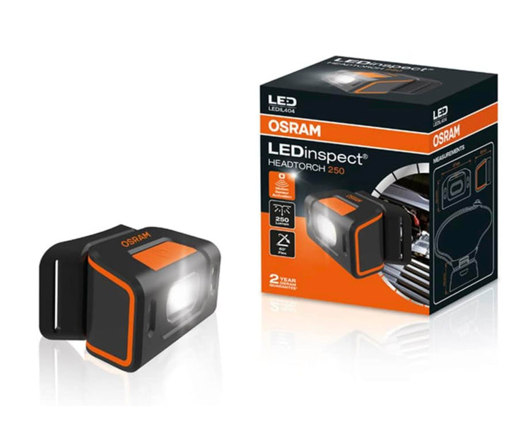 OSRAM LEDIL404 LEDinspect HEADTORCH250, Inspektionsleuchte, wiederaufladbare Stirnlampe, LED Kopflam