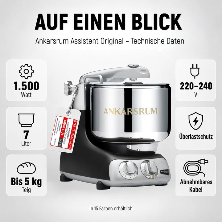 Ankarsrum Assistent Original 6230 Küchenmaschine, Cloudy Pink, Cloudy Pink