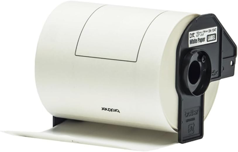 Brother DK-11247 selbstklebende Einzeletiketten (103 mm x 164 mm, geeignet für QL-1050, QL-1050N, QL