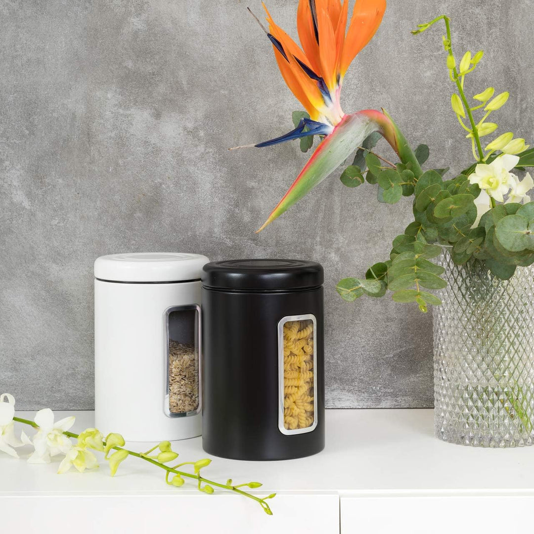 Wesco 321 206-79 Classic Vorratsdose, Rostfreier Stahl, 2 liters, Cool Grey Matt, Cool Grey Matt