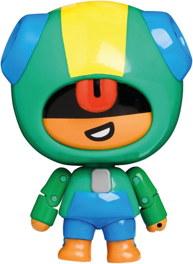 Brawl Stars Leon Actionfigur | 11,4 cm grosse Sammlerstücke Spielzeugfigur | P.M.I. Ofically License