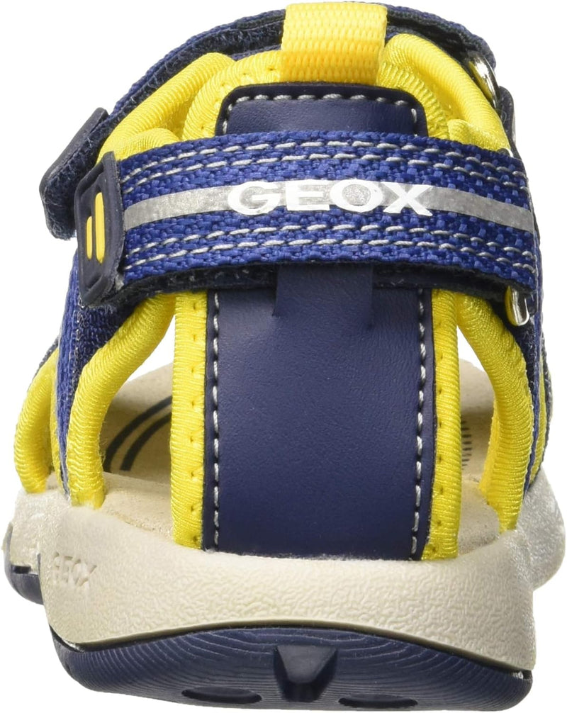 Geox B Sandal Multy Boy A Lauflernschuhe 21 EU Blau Navy Yellow C0657, 21 EU Blau Navy Yellow C0657