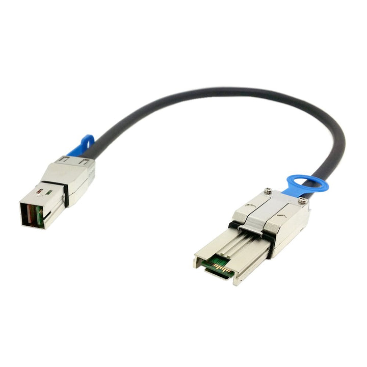 Cablecc externes Mini-SAS 4X SFF-8088 auf Mini-SAS High Density HD SFF-8644 Daten-Server-Raid-Kabel,