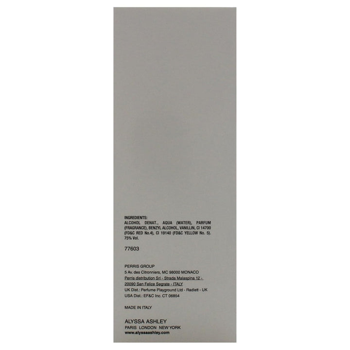 Alyssa Ashley Vanilla EdT Spray für Sie 100ml