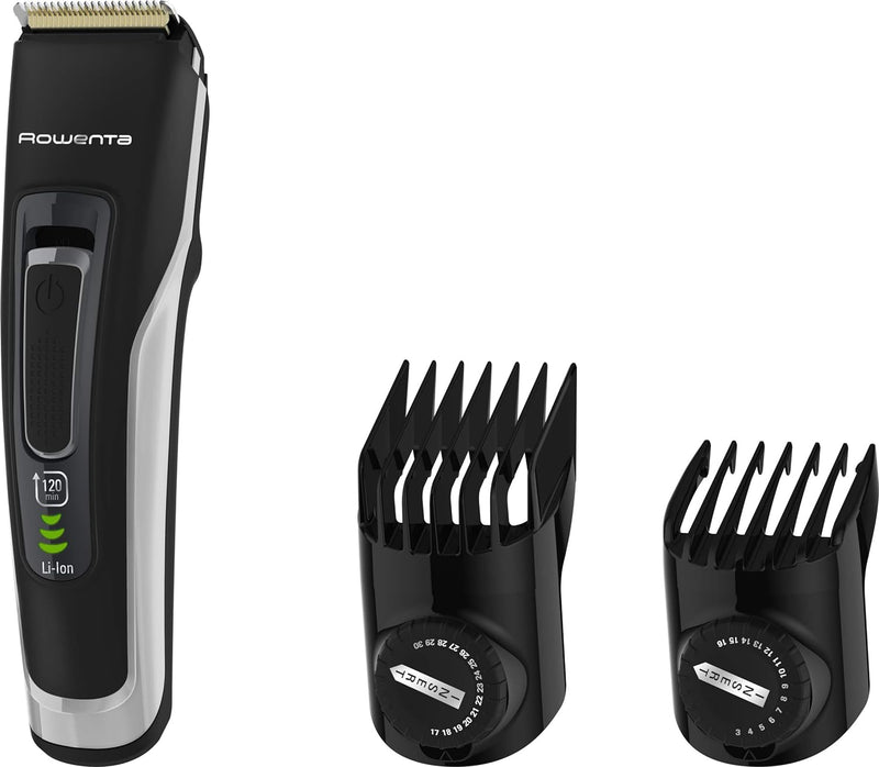 Rowenta Advancer Easy TN5201 Haarschneider für Herren, Edelstahl, titanbeschichtet, 29 Einstellungen