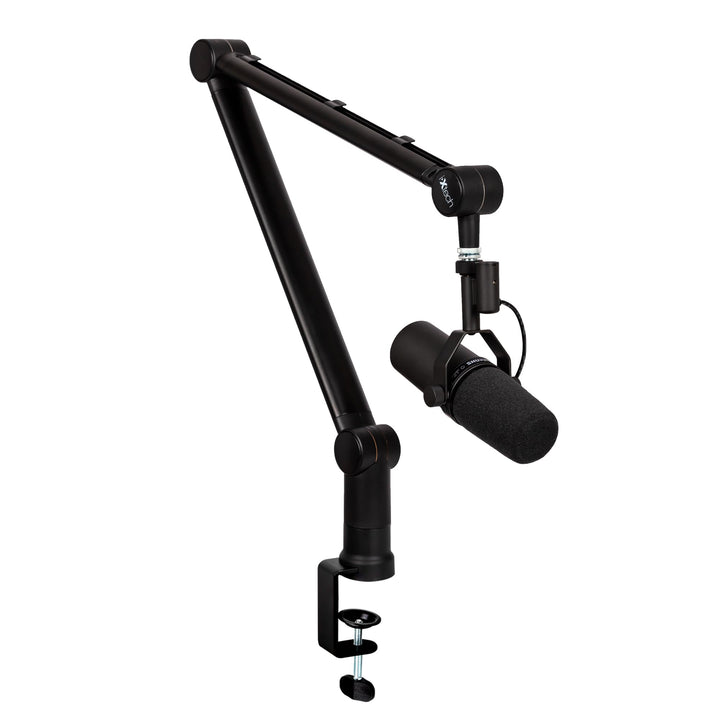 IXTECH Mikrofonarm – Verstellbarer 360° drehbarer Mikrofonständer Tisch – Stabiles Recording-Equipme