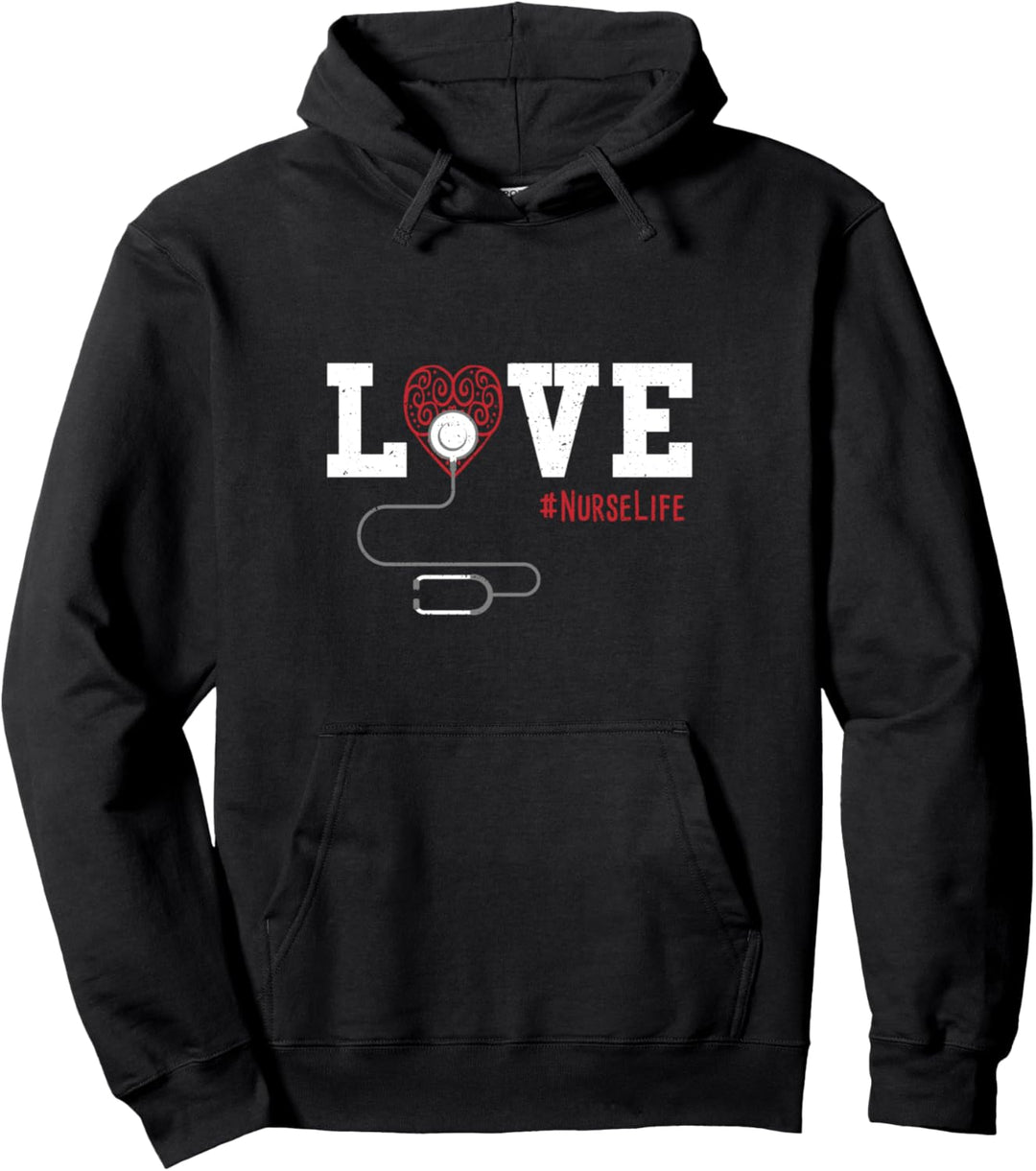 Gepard: Love Nurselife - Krankenschwester Sprüche Pullover Hoodie