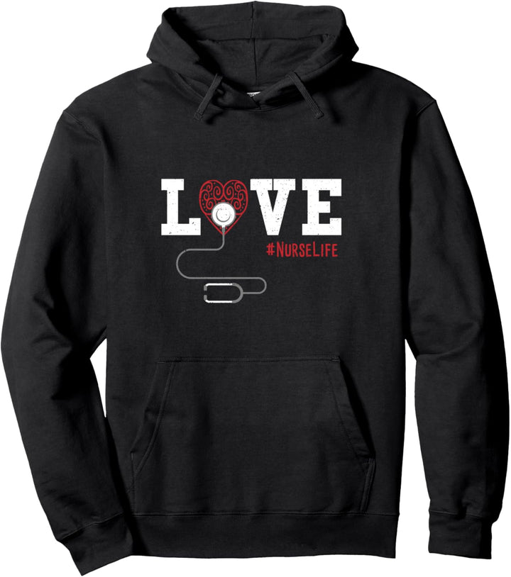 Gepard: Love Nurselife - Krankenschwester Sprüche Pullover Hoodie