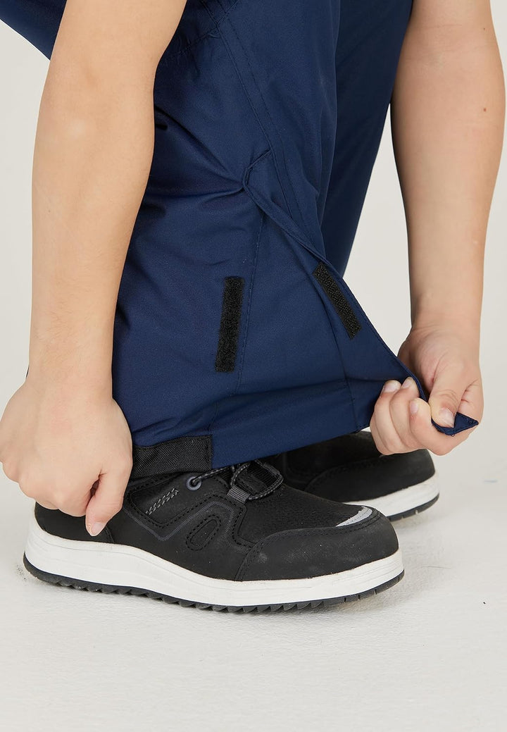 ZIGZAG Kinder Whistler Skihose 'Provo' mit 10.000 mm Wassersäule Robuste Skihose mit Hosenträgern un