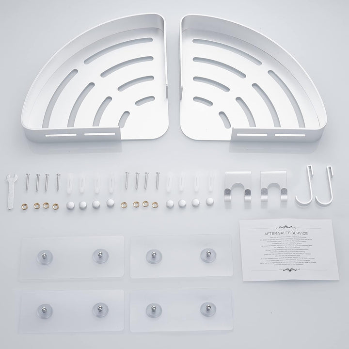 Duschablage Ohne Bohren Duschregal Ecke Badezimmer Organizer Badregal Duschkorb, Dusche eckregal mit