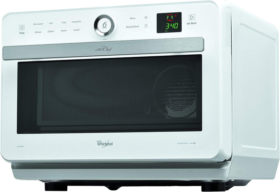 Whirlpool JT 469 Mikrowelle mit Grill und Heissluft / 1000 W / 33 L Garraum / 6th SENSE-Funktion / W
