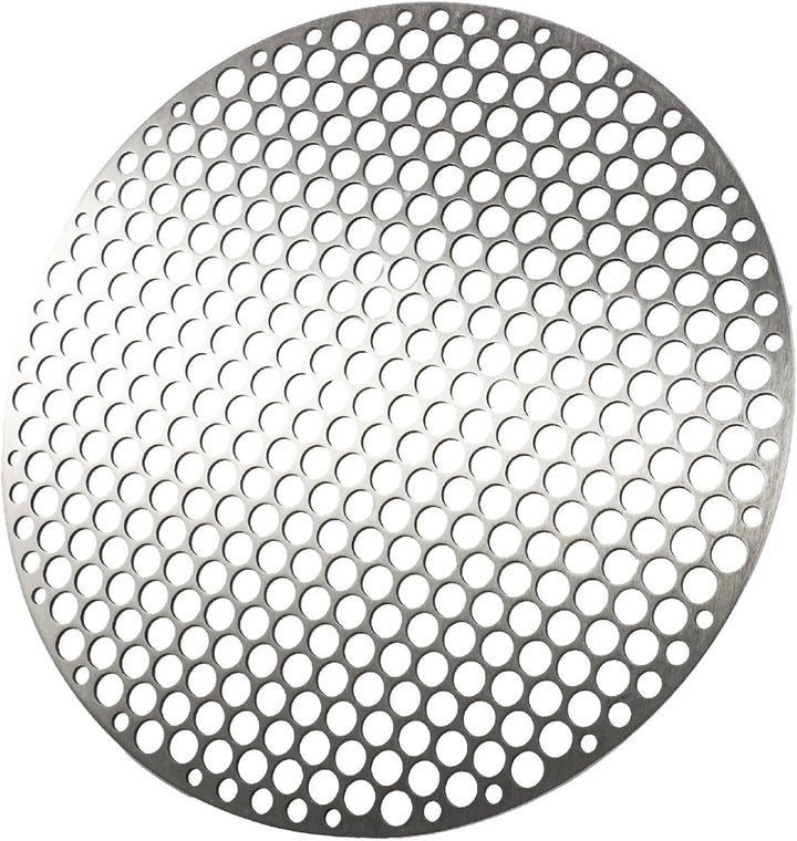 Runder Edelstahl-Grillrost, rundes Grillnetz, Drahtgeflecht, Gestell für Outdoor-Camping, Kochgeschi