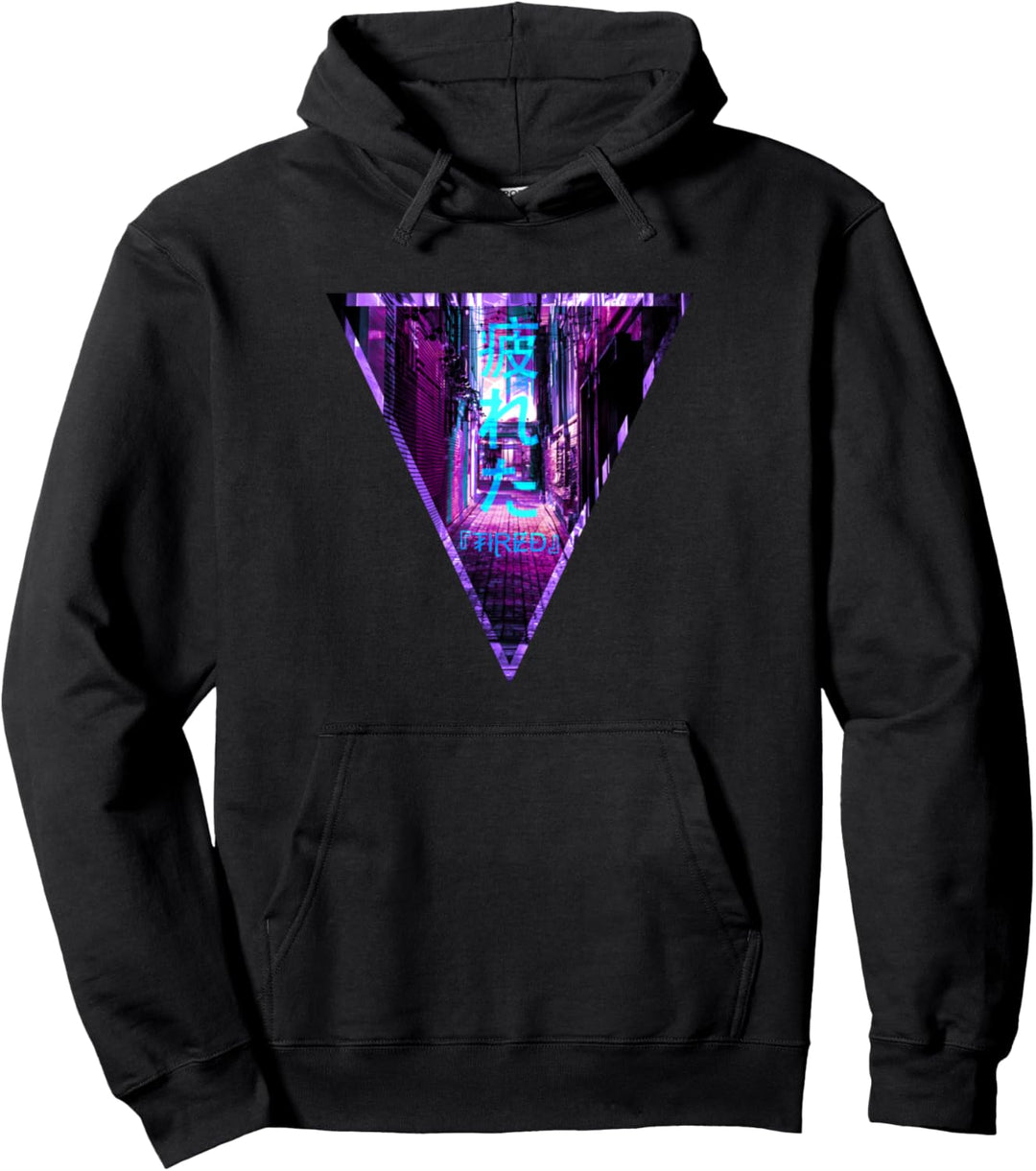 Tired Sad Vaporwave 80s 90s Aesthetic Pullover Hoodie