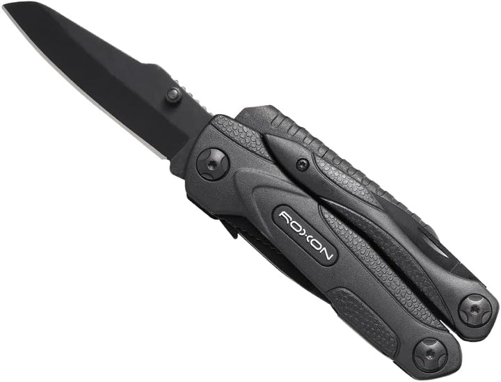 ROXON CM1349 Spark Multitool-Zange, 14-in-1 Multifunktionswerkzeuge, Klappzange, Mehrzweck-Outdoor-Ü