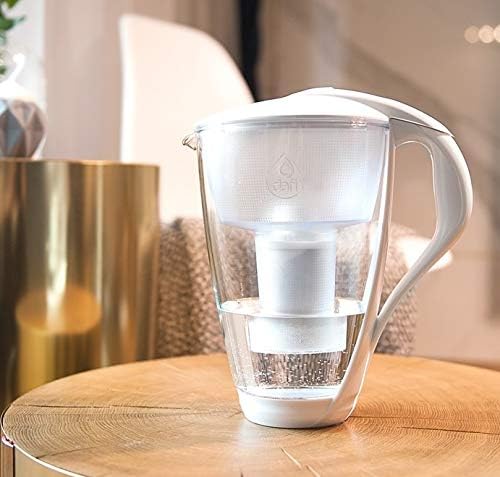 Glas-Wasserfilter Dafi Crystal Classic 2.0L inklusive 1 Filterkartusche - Weiss