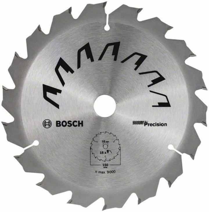 Bosch Home and Garden 2609256D62 Bosch Kreissägeblatt (für Holz, AussenØ: 150 mm, Bohrung: 16 mm, Zu