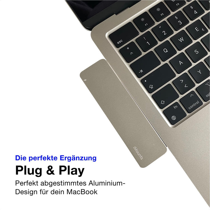 USB C hub MacBook Air Polarstern - HDMI, Thunderbolt, USB3.0, SD-Kartenleser für MacBook Air M2/M3/M