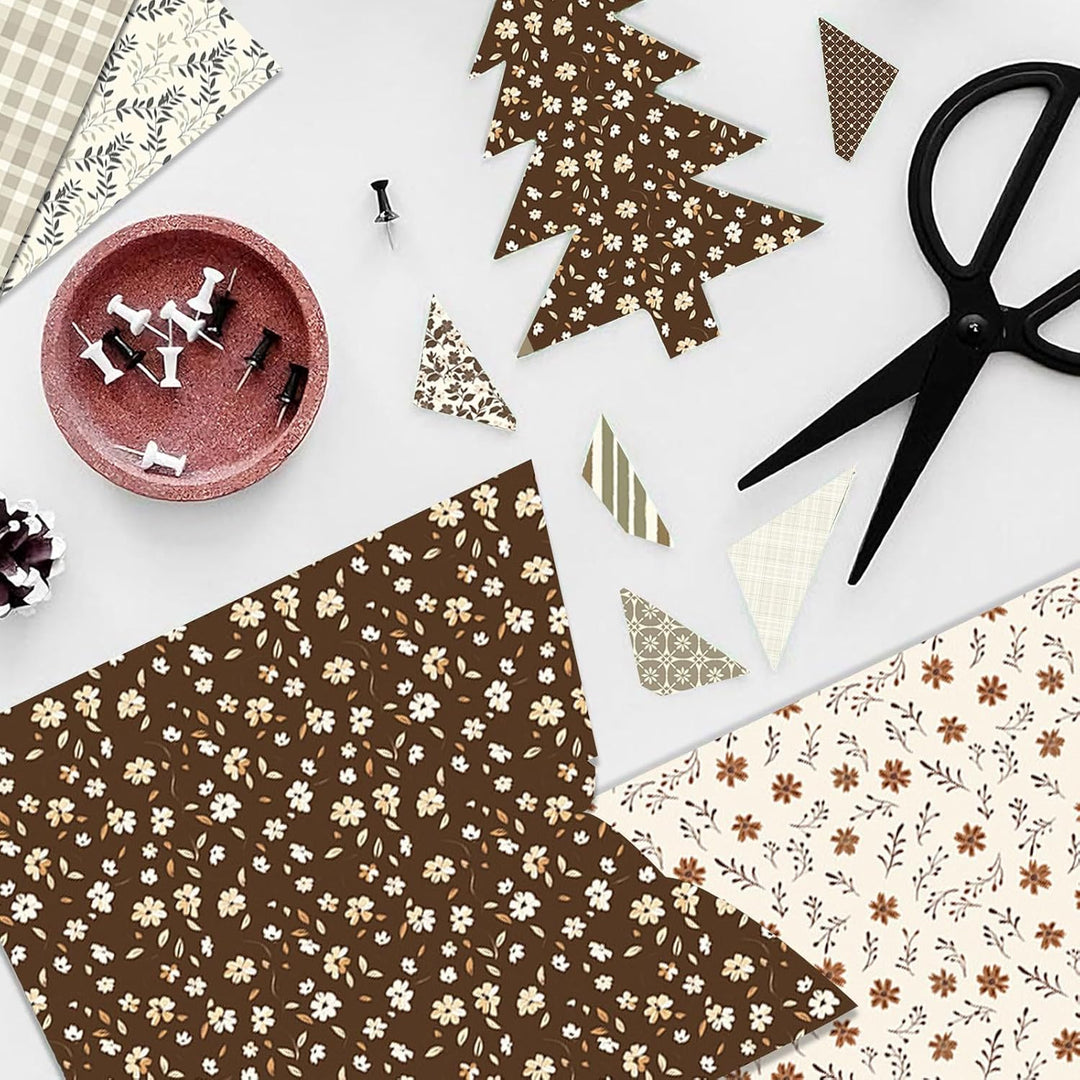 Scrapbook Papier Blumen Muster Doppelseitiges Bastelpapier, 30,5x30,5 cm/12x12 in Frühling Motivpapi