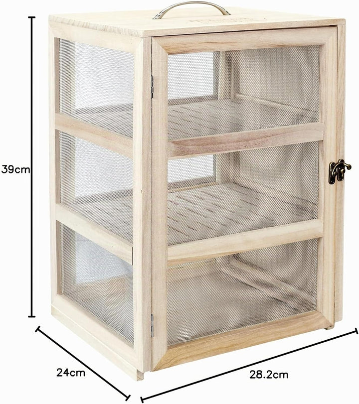 Cook Concept KA4717 Vorratsschrank, für Aufbewahrung, sonstiges Zubehör, Paulownia, 28,2 x 24 x 39 c